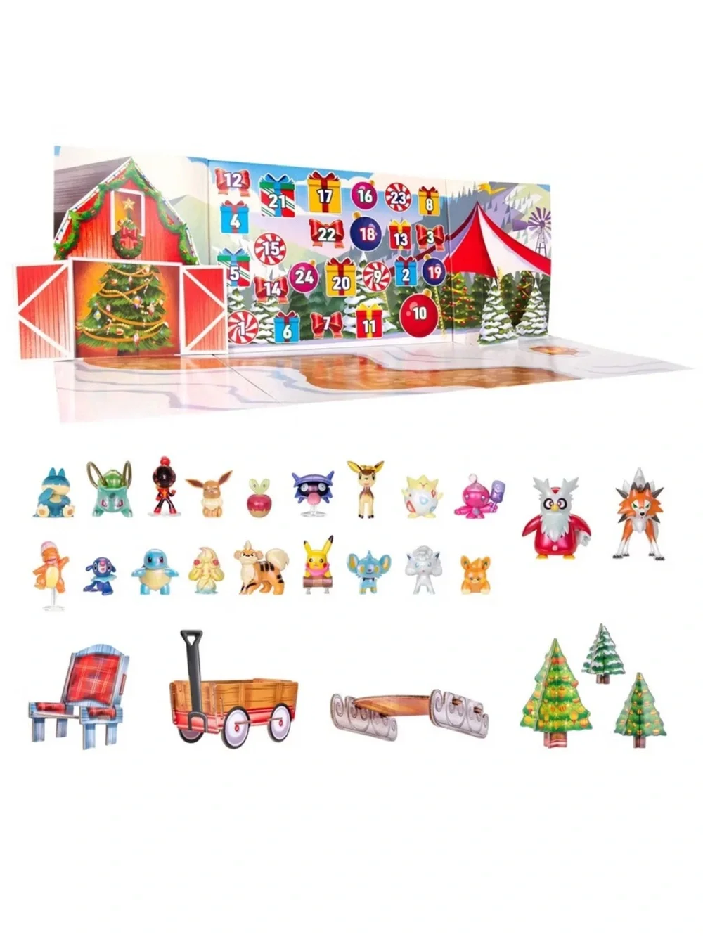 Pokemon Battle Figure Multipack Deluxe Holiday Advent Calendar *NEW & SEALED*